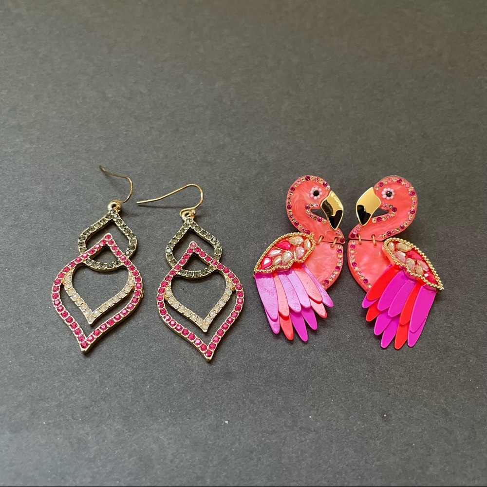 Flamingo Earring Set